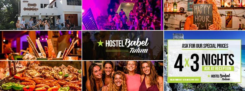 Hostel Babel Tulum Eksteriør billede